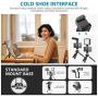 Neewer Smartphone Video Rig Kit Filmmaker Mini Tripod with CM14 Shotgun Microphone, Headphone Converter Adapter, Metal Phone Clip Compatible with iPhone11/11 Pro/11 Pro Max/XS/XR, Samsung Galaxy, etc