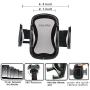 Car Phone Mount,OHLPRO Cell Phone Holder Car Dash Windshield Dashboard Universal 360°Adjustable Rotating for iPhone Samsung Sony Google All 4"- 6.4" Smartphones (Silver)