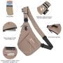 WATERFLY Sling Bag Lightweight Casual Daypack Chest Shoulder Bag for Men Boy