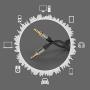 KabelDirekt - Aux Cord, Stereo & Audio Cable 3.5mm (Unbreakable & great for iPhones, iPads, Headphones, Smartphones, Notebooks, MP3 Players, Cars & other devices with 3.5mm Aux Port) - 25 feet - black