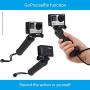 CamKix Stabilizing Hand Grip Compatible with GoPro Hero 8, 7, 6, 5, 4, 3+, 3 and DJI Osmo Action w/Dual Mount, Tripod Adapter and Universal Phone Holder - Record Videos with 2 Different Camera Angles