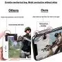 Mobile Game Controller, Norhu Phone Game Triggers - Sensitive Shoot and Aim Buttons Shooter Handgrip- 1Pair(L1R1) (Silver) Mobile Game Controller, Norhu Phone Game Triggers - Sensitive Shoot and Aim Buttons Shooter Handgrip- 1Pair(L1R1) (Silver)