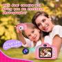 Seckton Upgrade Kids Selfie Camera, Best Birthday Gifts for Girls Age 3-9, HD Digital Video Cameras for Toddler, Portable Toy for 3 4 5 6 7 8 Year Old Girl with 32GB SD Card-Pink
