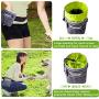 LANNEY Dog Treat Pouch Pet Training Bag for Small to Large Dogs, Treat Tote Carry Kibble Snacks Toys for Training Reward Walking, Metal Clip, Waist Belt, Shoulder Strap, Poop Bag Dispenser