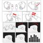 KZ ZS5 Earphones 2DD+2BA Audio Hybrid in Ear Earphone WishLotus Noise Canceling Ear Buds HiFi with Replacement Earphone Cable Wired Headphone (Blue with Mic)