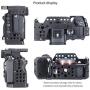 Camera Cage for Sony A7III/A7RIII/M3 Standard Arca-Style Quick Release Plate + Top Handle Grip Accessory Kits for Sony a7iii Series