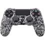 MeterMall Electronic Gamepad Camouflage Case Graffiti Studded Dots Silicone Rubber Gel Skin for Sony PS4 Slim/Pro Controller Cover Case for Dualshock4