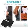 Cell Phone Stand,4 Pack Tablet Stand,Universal Foldable Multi-angle Pocket Desktop Holder Cradle for Tablets(6-11"),iPhone X/8/7 Plus/7/6s/6/5/4 SE iPad mini, Nintendo Switch Samsung Galaxy,Black