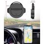 Car Grips Mount for Phone Stand, CreaDream 2 Pack Car Phone Holder for Collapsible Grip/Socket Mount Users with Sticky, Used on Dashboard, Home, Office, Kitchen, Desk, Wall-Black
