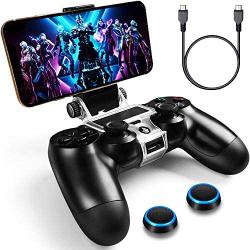 WEPIGEEK PS4 Wireless Controller Phone clip Mount Holder Stand Bracket Compatible with PlayStation Pro/Slim Dualshock 4