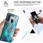BENTOBEN Galaxy A21 Case, Slim Fit Glow in The Dark Shockproof Protective Hybrid Hard PC Soft TPU Bumper Cover Phone Cases for Samsung Galaxy A21 (2020 Release), Mandala in Galaxy