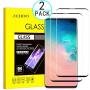 JEHOO Samsung Galaxy S10 Plus Screen Protector, [2 Pack][New Version][3D Curved][Anti-Scratch] Tempered Glass Screen Protector Suitable for Galaxy S10 Plus