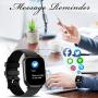 Yocuby Smart Watch for Men Women, 1.4" Touch Screen Sport Smartwatch for iOS Android Phone,IP68 Waterproof, Heart Rate/Sleep Monitor, All Day Fitness Tracker