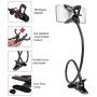 RRecomfit 360-degree Rotating Universal Flexible Long Arm Mobile Phone Holder Mount Lazy Holder Kit Hands Free Mobile Phone Gooseneck Mount for Bed Desktop for iPhone/Samsung/HTC Etc (Black)