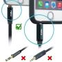 MillSO Headset Splitter for 2 TRRS Headphones or Mics - 3.5mm Jack Adapter TRRS 4-Pole Splitter Male to 2 Dual Female Adapter Compatible for 2 Headphones or Microphones to Connect Mobile Phone, Laptop