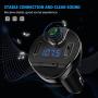 Criacr [Upgraded Version] Bluetooth FM Transmitter for Car, Wireless FM Radio Transmitter Adapter Car Kit, Dual USB Charging Ports, Hands Free Calling, U Disk, TF Card MP3 Music Player