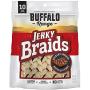 Buffalo Range Rawhide Dog Treats | Healthy, Grass-Fed Buffalo Jerky Raw Hide Chews | Hickory Smoked Flavor