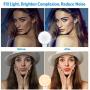 ORIA Selfie Light Ring, Portable Clip-on Phone Lights, Adjustable Brightness Selfie Fill Light, Phone Selfie Lamp for Live Stream, Make-up, Smart Phone, Photography, Video Lighting