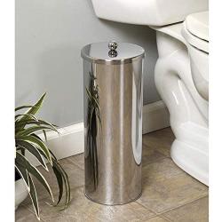 Zenna Home 7666ST,  Toilet Paper Canister, Chrome