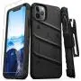 Zizo Bolt Cover - Case for iPhone 11 Pro with Military Grade + Glass Screen Protector & Kickstand and Holster (Black Zizo Bolt Cover - Case for iPhone 11 Pro with Military Grade + Glass Screen Protector & Kickstand and Holster (Black