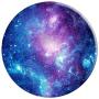 Purple Blue Galaxy Space Nebula PopSockets Grip and Stand for Phones and Tablets