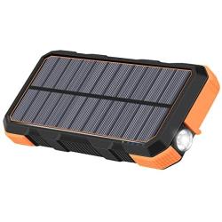 Solar Charger 26800mAh Hiluckey 18W Power Bank with 3.0A Outputs USB C Waterproof Battery Pack for Smartphones, Tablets, MacBook