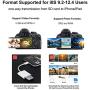 SD Card Reader for iPhone/iPad, TF & SD Card to iPhone Adapter with Dual Slot 3rd Gen, Trail Game Camera Memory Card Reader Viewer Compatible with iPhone/iPad, No App Required-White