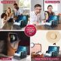 TIMSTOOL 6 USB Charging Station for Multiple Devices - No Buzz - LED Indication - Smart Fast Charging Dock Compatible with iPhone iPad Cellphone Black