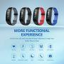 SIKADEER Fitness Tracker, Activity Tracker Watch with Blood Pressure Heart Rate Monitor, IP68 Waterproof Smart Watch with Step Counter, Calorie Counter, Sleep Monitor, Call & SMS