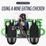 Video Game Joystick | Smart Phone Mobile Gaming Trigger for Pubg Mobile Gamepad Fire Button Aim Key Shooter Pubg Controller Handheld Game Player 618#2