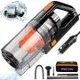 Car Vacuum, CHERYLON Portable Car Vacuum Cleaner High Power 150W/7500Pa for Car Interior Cleaning with Wet or Dry for Men/Women, 14.7 Ft Corded Car Vacuum, CHERYLON Portable Car Vacuum Cleaner High Power 150W/7500Pa for Car Interior Cleaning with Wet or Dry for Men/Women, 14.7 Ft Corded