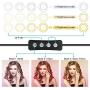 LED Dimmable Ring Light with Tripod Stand & Phone Holder for Live Stream/Makeup, 6″ Ringlight for YouTube Video, Phone Tripod, Compatible with iPhone Android