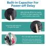 Wireless Car Charger 15W Fast Charging Touch Sensing Auto-Clamping Car Wireless Charger Air Vent Clip Car Phone Mount for iPhone SE/11/11 Pro Series/X/XR/8, Samsung Galaxy S20 S10 Note10/9 (Q1-Black)