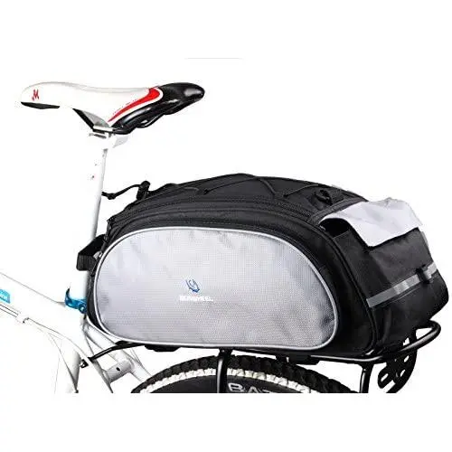 ArcEnCiel Bike Trunk Bag Bicycle Panniers Water-Resistant Rack Rear Seat Carrier Pack ArcEnCiel Bike Trunk Bag Bicycle Panniers Water-Resistant Rack Rear Seat Carrier Pack