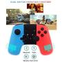 Wireless Controller for Nintendo Switch, Remote Switch Pro Controller Gamepad Joystick for Nintendo Switch Console, Adjustable Turbo Dual Shock Gyro 6-Axis(Red + Blue)