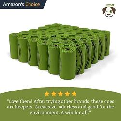 Biodegradable Poop Bags | Dog Waste Bags, Unscented, Vegetable-Based & Eco-Friendly, Premium Thickness & Leak Proof, Easy Detach & Open, Supports Rescues