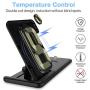 KKM Wireless Charger, 4 in 1 Wireless Charging Station,15W Qi-Certified Wireless Charger Stand for iPhone SE 2020, Apple Watch, iWatch, AirPods, Samsung Galaxy Note 20/Note 20 Ultra, LG, Google Pixel