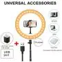 12 Ring Light Kit, LED Beauty Light with 62 Selfie Stand & Cell Phone Mount, Dimmable LED Lamp for Makeup Video Photography Vlogging Blogging Portrait 12 Ring Light Kit, LED Beauty Light with 62 Selfie Stand & Cell Phone Mount, Dimmable LED Lamp for Makeup Video Photography Vlogging Blogging Portrait