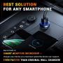 Metal Qualcomm Quick Charge 3.0 Car Charger by HUSSELL - 36W/6A Dual USB Ports QC 3.0 Car Charger Adapter - Smallest Case - NO Risk of Fire and Melting - Compatible with Any iPhone/Galaxy etc.