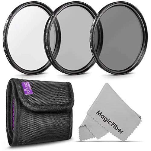 49MM Altura Photo Professional Photography Filter Kit (UV, CPL Polarizer, Neutral Density ND4) for Camera Lens with 49MM Filter Thread + Filter Pouch