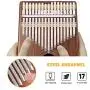 Kalimba 17 Key Thumb Piano, Mbira Mahogany and Ore Metal Tines Finger Piano, Portable Musical Instrument Gifts for Kids and Adults Beginners by FINETHER Kalimba 17 Key Thumb Piano, Mbira Mahogany and Ore Metal Tines Finger Piano, Portable Musical Instrument Gifts for Kids and Adults Beginners by FINETHER