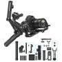 FeiyuTech AK4500 Camera Stabilizer Handheld Gimbal for DSRL Mirrorless Camera Sony a6400/a9/a6300/a6500/a7II/a6000/a7SII//80D/6D Mark II/EOS R/M50/EOS 200D/Nikon/Panasonic GH4/GH5, Payload 10.14lb