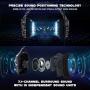 Grorytrack 3D Surround Gaming Headset Headphone for PS4, Xbox ONE Controller,Nintendo Switch,PC,Laptop,MAC,Over-Ear Soft Memory Earmuffs Headset with LED Light,Mic&Voice Control