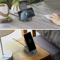 Yootech Wireless Charger,[2 Pack] 10W Max Qi-Certified Wireless Charging Stand, Compatible with iPhone SE 2020/11/11 Pro/11 Pro Max/Xs MAX/XR/XS/X/8,Galaxy S20/Note 10/S10 Plus(No AC Adapter)