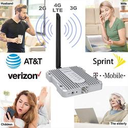 Amazboost Cell Phone Booster for Home -Up to 2,500 sq ft,Cell Phone Signal Booster Kit,All U.S. Carriers -Verizon