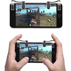 Yuwen Phone Gamepad Trigger Fire Button Aim Key L1R1 Shooter Controller PUBG V3.0 FUT1 for Android Smartphones, Cell Phones, Tablets and Devices