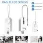 Wireless Charger 2 in 1 for iPhone/iWatch/Airpods Portable Adjustable Magnetic Cableless Compatible for AirPods/AirPods Pro/Apple Watch Series 5/4/3/2 & iPhone 11/11 Pro/XR/XS/XS Max/X/8/8 Plus/7