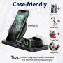 Latest 2020 Wireless Charger, Powlaken 3 in 1 Qi-Certified Wireless Charging Station for AirPods Pro Apple Watch Series 5/4/3/2/1,Fast Wireless Charging Stand for iPhone 11 Pro/11 Pro Max/XS Max/XR/X