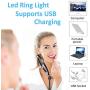 Villsure LED Ring Light, 10" Selfie Ring Light with Adjustable Tripod Stand and Phone Holder, Dimmable Led Camera Ringlight for Live Stream/Make Up/YouTube, Compatible with iPhone/Android