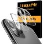 [ 2 Pack] UniqueMe Camera Lens Protector for iPhone 11 Pro/iPhone 11 Pro Max Tempered Glass, Easy Install 9H Hardness HD Clear